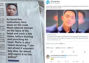 Foto David Gadgetin dalam Kasus Mario Dandy Sudah Sampai Media Cetak