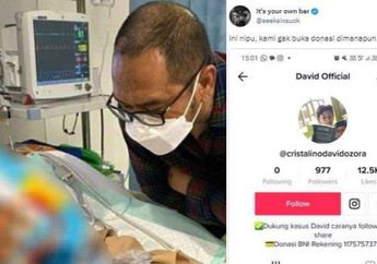 'Ini Penipuan' Viral Muncul Akun Tiktok Minta Donasi Buat Pengobatan Atas Nama David Ozora, Jonathan Latumahina Geram Akhirnya Buka Suara Begini