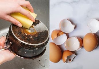 Lebih Mudah Daripada Digosok Sabut Baja, Begini Cara Menghilangkan Kerak Gosong di Panci Cuma Pakai Kulit Telur