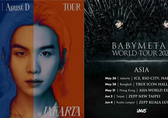 BABYMETAL dan Suga BTS Konser di Jakarta Pada Hari, Tempat dan Promotor yang Sama!
