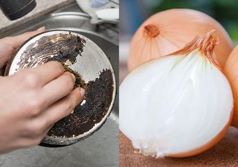 Spontan Ucap Syukur, Pantat Panci yang Gosong Bisa Kinclong Lagi Cuma Pakai Bawang Bombay, 1 Komplek Melongo Lihat Hasilnya