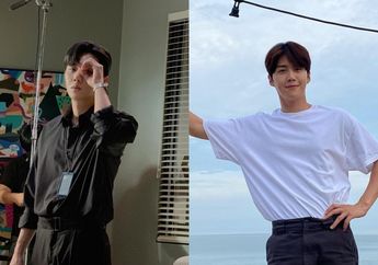 Potret Kim Seon Ho dengan Fashion Andalan Masukin Baju ke Celana
