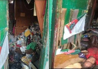 Viral Seorang Kakek Hidup Sebatang Kara di Kamar Penuh Sampah, Tak Bisa Jalan dan Hanya Andalkan Pemberian Tetangga