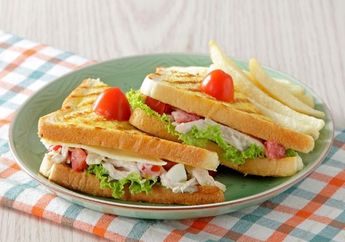Resep Sandwich Roti Ayam Mayones Enak Dan Praktis Untuk Bekal Seru Buah Hati