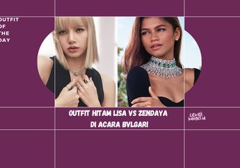 Battle Outfit Lisa BLACKPINK vs Zendaya di Event BVLGARI Italia