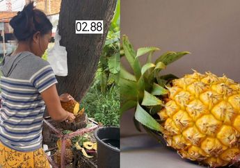 VIRAL Wanita Kupas Nanas hanya 45 Detik, Warganet Takjub: Pisau Ngak Sembarang Pisau