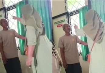 Viral di TikTok Emak-emak Marahi Pak Satpam Sekolah Lantaran Ditegur Salah Parkir, Respon si Pria Bikin Terenyuh