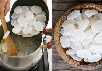 Dikira Pakai Pemutih Biar Cuan, Ternyata Begini Trik Pedagang agar Kolang Kaling Selalu Putih Bersih, Sebelum Dijual Direndam Air ini