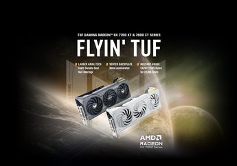 ASUS Rilis Kartu Grafis TUF Gaming AMD Radeon RX 7800 XT & RX 7700 XT