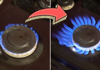 Cara Mengatasi Kompor Gas yang Apinya Kecil, 15 Menit Beres Cukup Bersihkan Bagian ini, Bak Mejik!