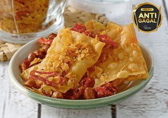 Resep Kering Pangsit Kacang, Lauk Kering Untuk Pelengkap Makan Malam yang Bisa Jadi Cara Ampuh Penambah Nafsu Makan