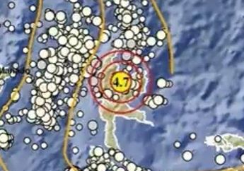 Astaga, Baru Saja Gempa Guncang Halmahera Utara, 4,7 M Akibat Tumbukan Lempeng Mikro di Laut Maluku