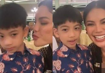 Momen saat Jan Ethes Enggan Dikecup Nikita Mirzani, Netizen: Salut Sama Parentingnya