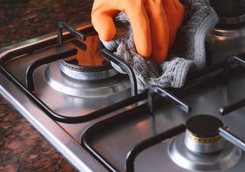 Trik Sulap Kompor Lama Jadi Tampak Seperti Baru, Cuma Butuh 3 Bahan Dapur!