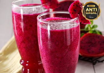 6 Bahan Sederhana Ini, Bisa Menghasilkan Resep Jus Buah Naga Stroberi yang Super Segar