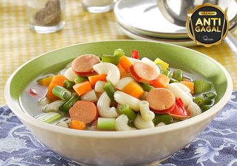 Resep Sup Sosis Makaroni, Salah Satu Resep Masakan Musim Hujan Untuk Sarapan