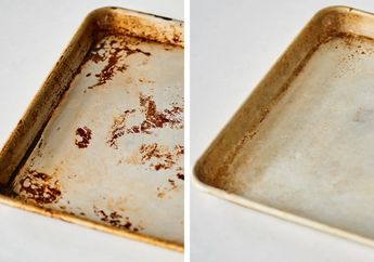 Kilaunya Seperti Baru, Begini Trik Ampuh Bersihkan Loyang Oven yang Berkerak, 2 Bahan Dapur Ini Rahasianya!