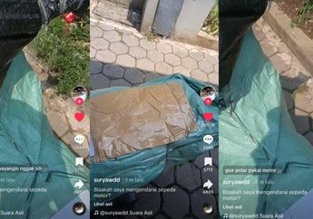 'Motor Naik Motor', Viral di TikTok Curhat Kurir Kelimpungan Kirim Paket Berisi Sepeda Motor, Packingannya Tuai Sorotan