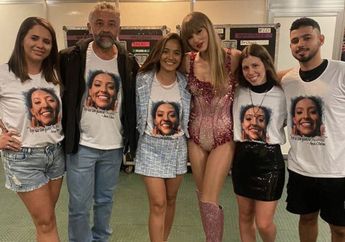 Taylor Swift Melayat Temui Keluarga Swifties yang Meninggal di Konser