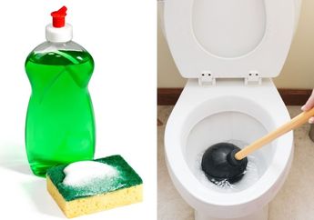 Nyesel Telat Tahunya, WC Mampet Ternyata Bisa Diatasi Cuma Pakai Sabun Cuci Piring, Kembali Lancar Pakai Trik Rahasia Ini