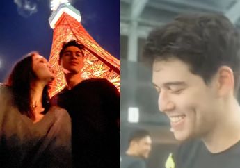 Salting Brutal, Manisnya Maxime Bouttier Senyam-Senyum Usai dapat Kecupan Pipi Dadakan dari Luna Maya