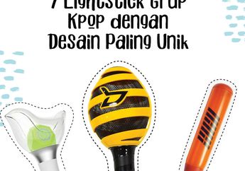 7 Lightstick Grup Kpop dengan Desain Paling Unik