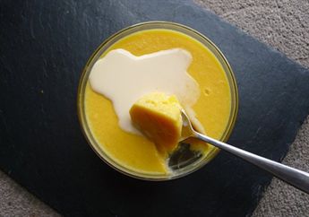 Resep Creamy Mango Pudding