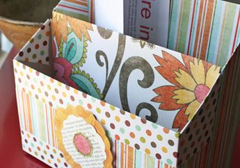 DIY: Cereal Box Stationary Organizer