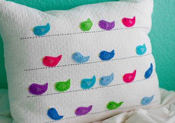 DIY: Bantal Burung Cantik dari Kain Bekas