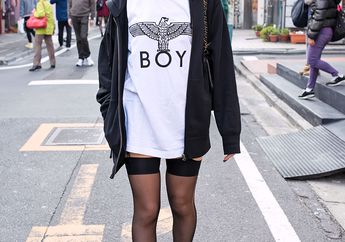 Inspirasi Gaya Stocking Dengan Outfit Casual Buat Gaya Sehari-Hari