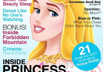 7 Ilustrasi yang Menggambarkan Kalau Princess Disney jadi Model Cover Majalah