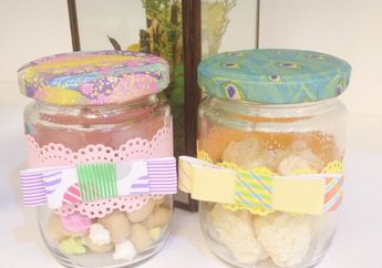 DIY: Menghias Toples Bekas Dengan Kertas Origami