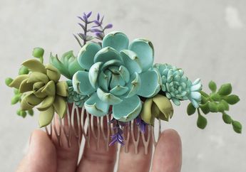 15 Perhiasan Dengan Bentuk Succulent Ini Memberi Aksen Alam Untuk Penampilan Kita!