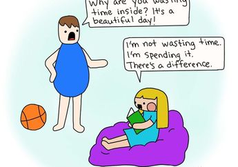 10 Ilustrasi Komik Lucu yang Cuma Bisa Dipahami Oleh Kita Para Pecinta Buku
