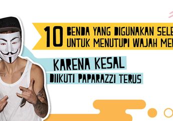 10 Benda yang Digunakan Seleb untuk Menutupi Wajah Mereka Karena Kesal Diikuti Paparazzi Terus
