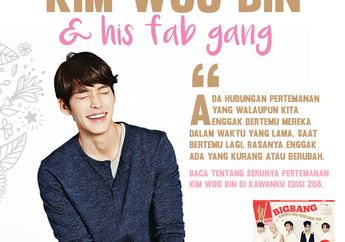 6 Fakta Seru Pertemanan Kim Woo Bin & Gengnya