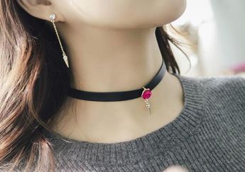 Yuk, Bikin Choker, Kalung yang Lagi Hits dan Super Mudah Tanpa Pengait!