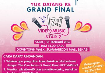 Syarat dan Ketentuan Mendapatkan Undangan Grand Final IZZI Video Music Star 2