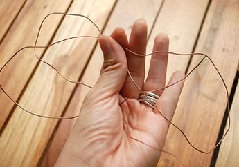 DIY: Wrapped Wire Bracelet
