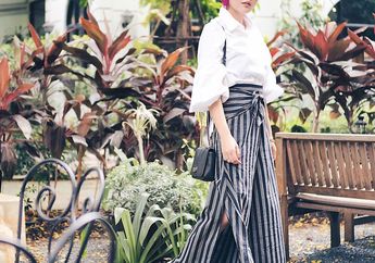 8 Inspirasi Padupadan Wide Leg Pants dari Para Selebgram Buat Lebaran