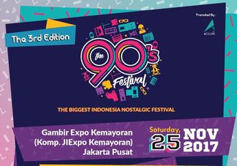Yuk Seru-Seruan dan Reuni Bareng Musisi Tahun 90'an di The 90's Festival!