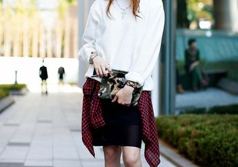 10 Style Sweater ala Seleb Korea yang Bisa Dipakai Mahasiswa ke Kampus