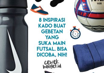 8 Inspirasi Kado Buat Cowok yang Suka Main Futsal. Bisa Dicoba, Nih!