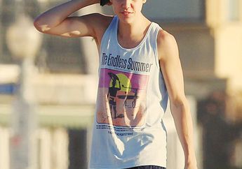 Justin Bieber: Asyik di Pantai