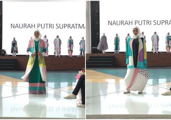 Naurah Putri Supratman, Anak Istimewa Berbakat Lulusan Islamic Fashion Institute Pamerkan Busana Muslim Colourfull Bertajuk Colorado