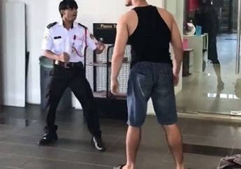 Pamer Kekuatan, Atlet Gulat MMA Berbadan Kekar Ajak Ribut Satpam Kurus, Hayo Tebak Siapa yang Menang?