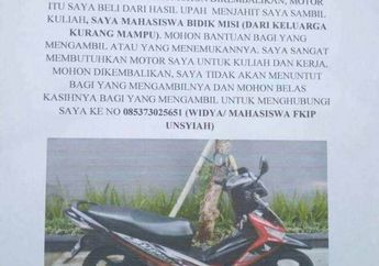 Lewat Sepucuk Surat, Korban Curanmor Meminta Motornya Dikembalikan, Isinya Sungguh Memilukan!