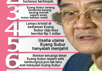 INFOGRAFIS - 8 Fakta Kekayaan Uang Miliaran Eyang Subur yang Fantastis!