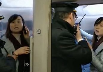 Sang Istri Mengamuk Pada Petugas Kereta Api yang Tak Mau Menunggu Suaminya, Ini Ganjaran yang Didapat Wanita Itu!