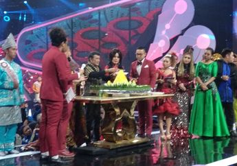 Liga Dangdut Indonesia Resmi Tayang, Begini Pesan Rhoma Irama Sebelum Lakukan Pemotongan Tumpeng dan Pemukulan Gong
